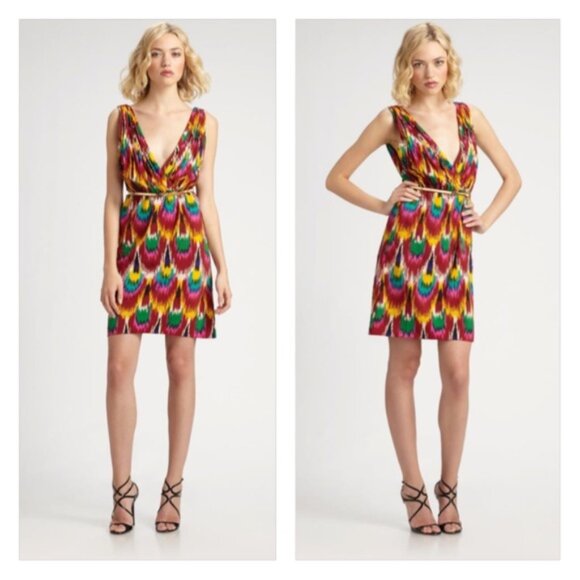 Alice + Olivia Printed Mini Dress - Picture 2 of 8